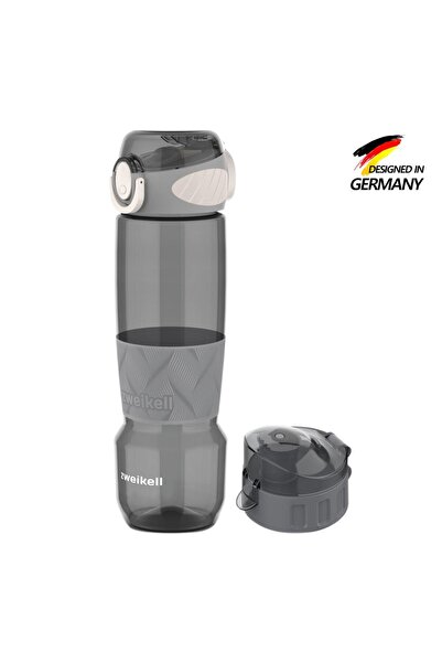 zweikell زجاجة مياه ريزون سويتش خالية من مادة BPA 650 مل تريتان غير قابلة للكسر - زجاجة مياه - غطاء احتياطي