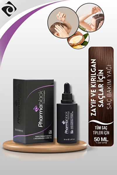 Pharmablack 50 مل مضاد لتساقط الشعر - زيت العناية بالشعر سريع النمو والتغذية ...