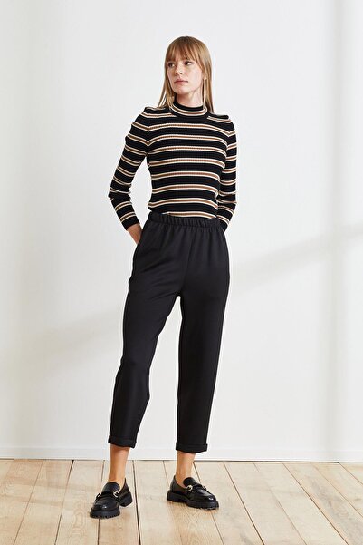 TERZİ DÜKKANI DUBLE PAÇA SCUBA PANTOLON SİYAH