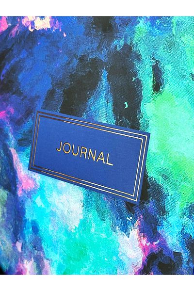 Victoria's Journals 192 Pages Ruled Secret Spiral Notebook - 96 Sheets, 17x24 cm, 90gr