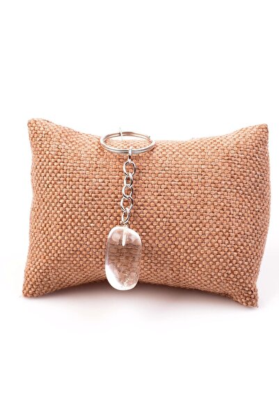 Taş Sandığı Quartz Crystal Stone - Keychain Unshaped Stone