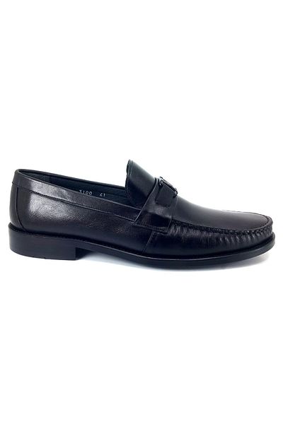 Fosco Men's Girdle Shoes - 3100 Model Black Classic Design