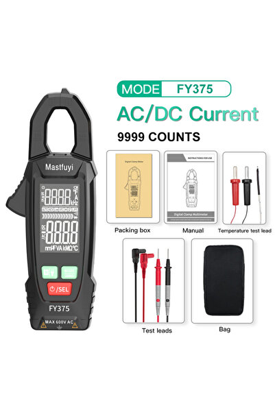 Choice FY375 MASTFUYI Clamp Meter Digital Ampere Clamp Multimeter Electrician...
