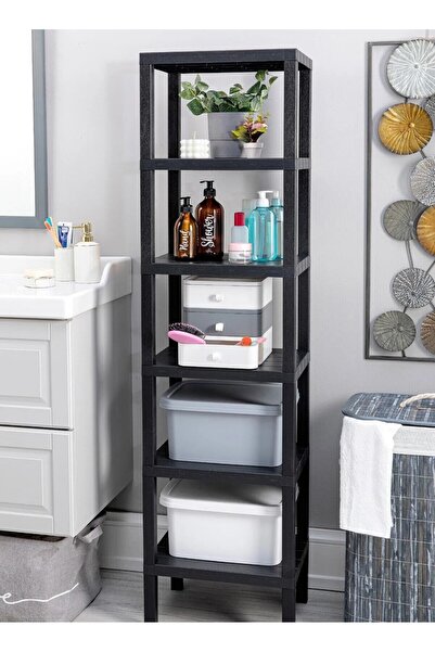 Bayev Shelf 6 Katlı Düzenleyici Raf Ünitesi Kitaplık, Banyo, Mutfak Rafı. Ayakkabılık, organizer