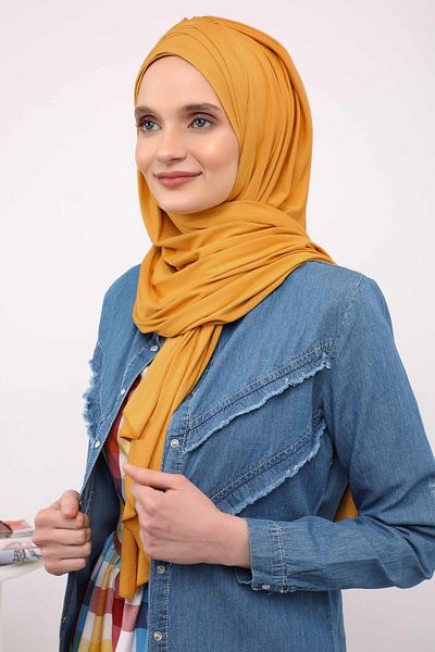 Aisha's Design شال قطني ممشط عملي - زخرفة متقاطعة متعددة، PS-41