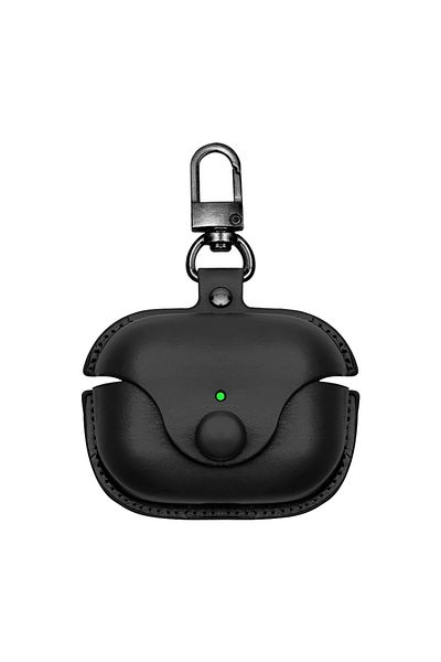 Choice For Airpods Pro 2 Black Luxury Shockproof Pu Leather Wireless Earphone Cover Case Fit For Airpods 1/