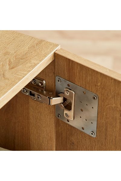 Home Box لوحة تثبيت مفصلية مكونة من 4 قطع مع مجموعة 24 برغيًا - 9 × 9 سم