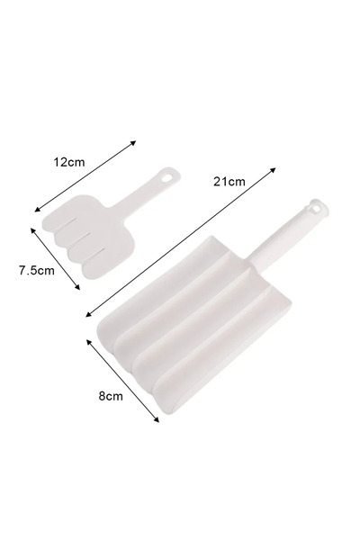 Choice صانع كرات اللحم بأربعة صفوف، صانع كرات اللحم غير اللاصق البلاستيكي للأ...