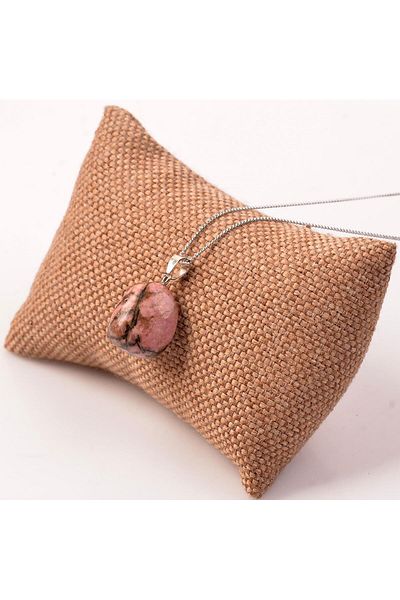 Taş Sandığı Rhodonite Stone Necklace