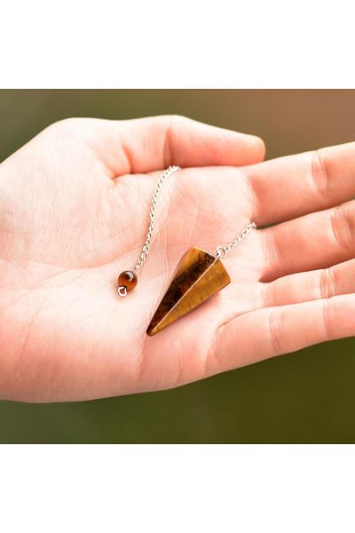 Taş Sandığı Tiger Eye Stone Pandula