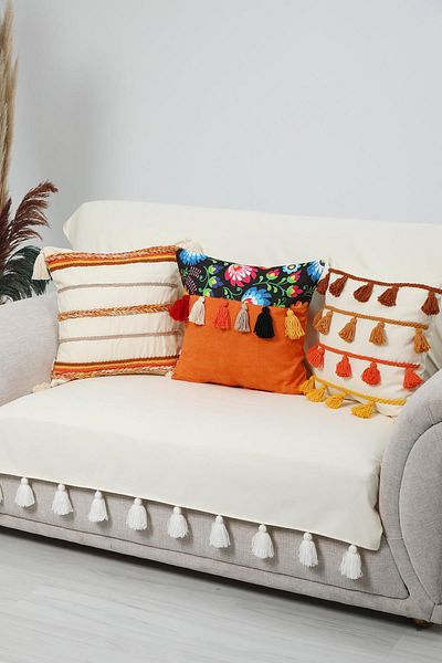 Aisha's Design 180X155 cm Tufted Sofa Cover - Back and Seating Covering, Ko-31Ik