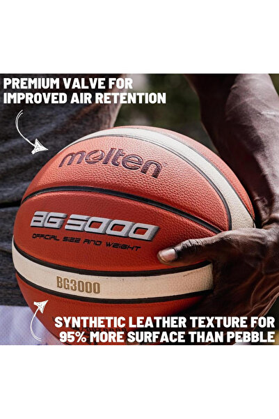 MOLTEN Bg3000 Iç Mekan Dış Mekan Suni Deri Basketbol Topu 6 Numara