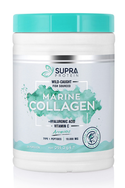 Supra Protein Marine Collagen Balık Kolajeni Hyaluronik Asit & Vitamin C- 28 Günlük Kolajen