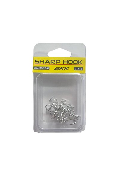 Hanfish Sharp Hook 6066-x3-np Üçlü Iğne- No:8