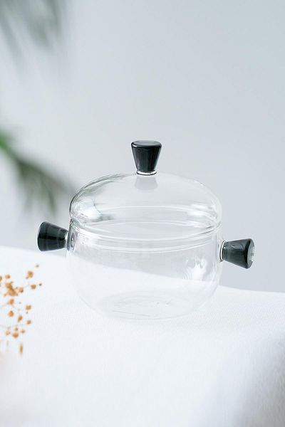 ACAR Jasmin Glass Sugar Bowl - 350 ml