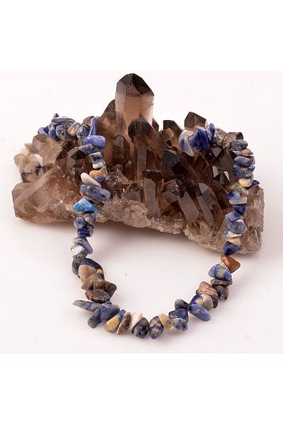 Taş Sandığı Sodalite Stone Unshaped Necklace
