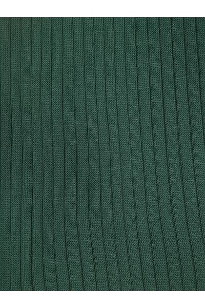 Modamorfo Double Pocket Ribbed Knitwear Set - Emerald