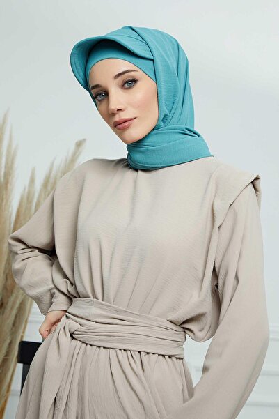 Aisha's Design Aerobin Shawl with Visor, Ss-1A, Mint Green