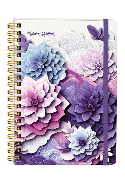 Victoria's Journals 90g 17x24 cm Spiral Notebook - 192 Sheets 96 Sheets Hard Cover
