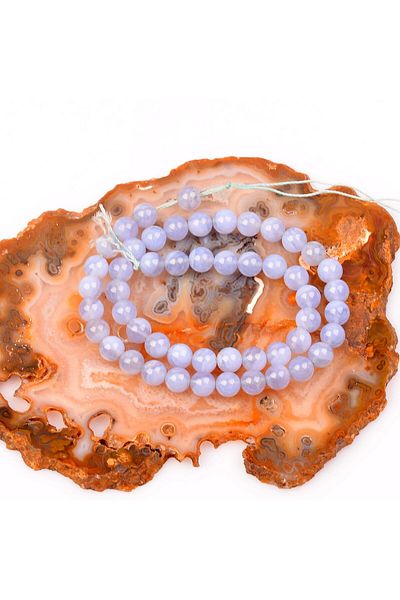 Taş Sandığı Chalcedony Stone String