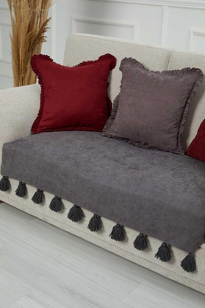 Aisha's Design غطاء أريكة معنقدة مقاس 90x55 سم - Ko-19ik