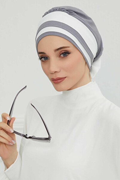 Aisha's Design Double Color Design Aerobin Bone,B-67,Grey-White