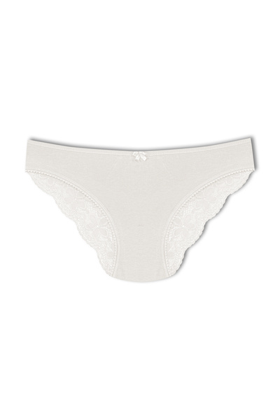 HNX 3-х памукові трусики з напівмереживною спинкою для жінок