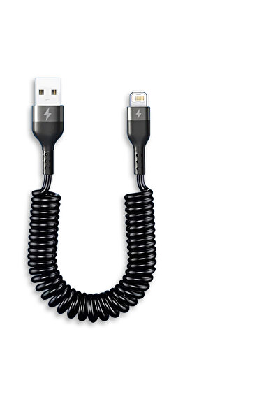 Choice كابل شاحن سيارة USB سريع 30 وات من Apple بطول 1.5 متر باللون الأسود لأجهزة iPhone 14 و13 و12 و11 Pro Max و8 Plus وX XS وSprin