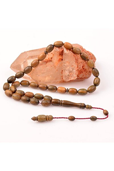 Taş Sandığı Rosewood Prayer Beads 7*11 mm (Capsule Cut)