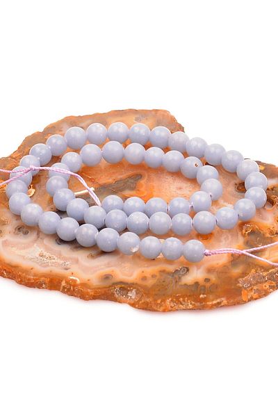 Taş Sandığı Angelit Stone String 8 mm / Angel Stone