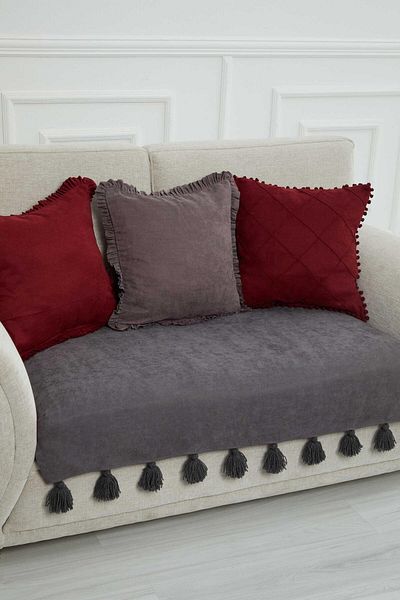 Aisha's Design غطاء أريكة معنقدة مقاس 90x55 سم - Ko-19ik