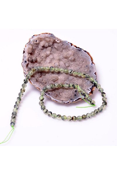 Taş Sandığı Prehnite Stone String - 6 Mm