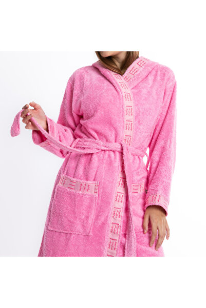 Beyzateks Tekstil Bambusz luxus női antibakteriális kapucnis fürdőköpeny