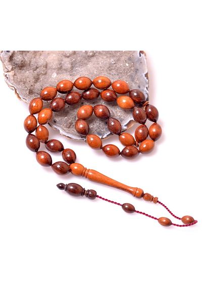 Taş Sandığı Barley Cut Snake Tree Rosary 9*12 mm
