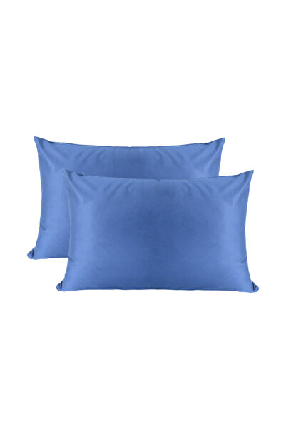 Yuvam كيس وسادة مقاس 50x70 - قطعتان من الساتان القطني بنسبة 100%