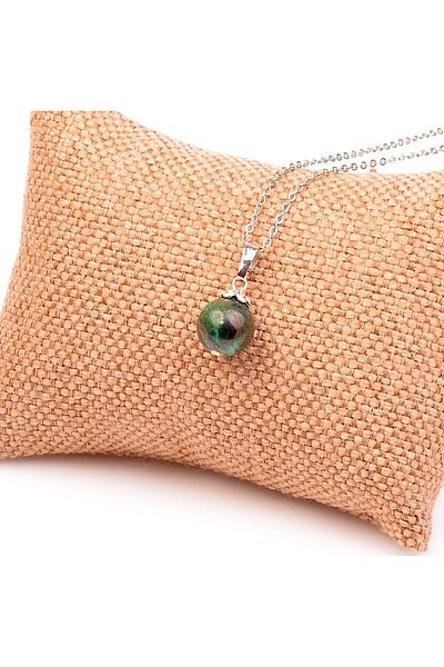 Taş Sandığı Azurite Stone Necklace