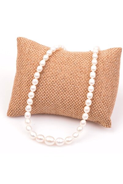 Taş Sandığı Süzme Inci Kolye ( Yüksek Kalite )