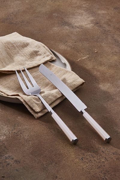 Karaca Freya White 2 Piece Service Set