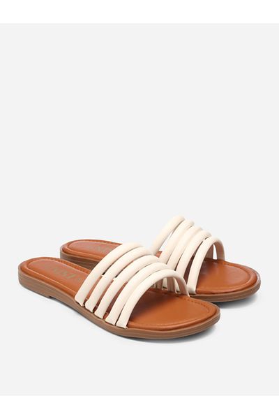 GNIST By Styli Multi Strap Flat Sandals