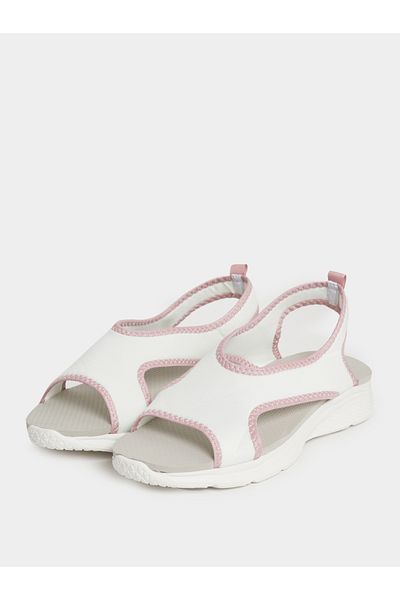 Styli Knitted Strap Slingback Comfort Sandals
