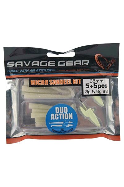 Savage Gear Micro Sandeel Kit 12 Parça Lrf Silikon Yem