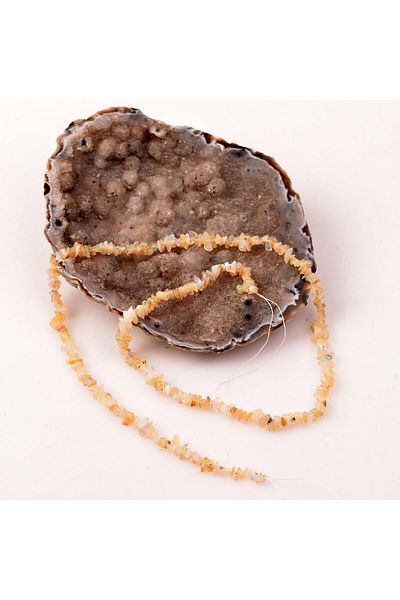 Taş Sandığı Opal Stone Unshaped String - Ethiopia Opal