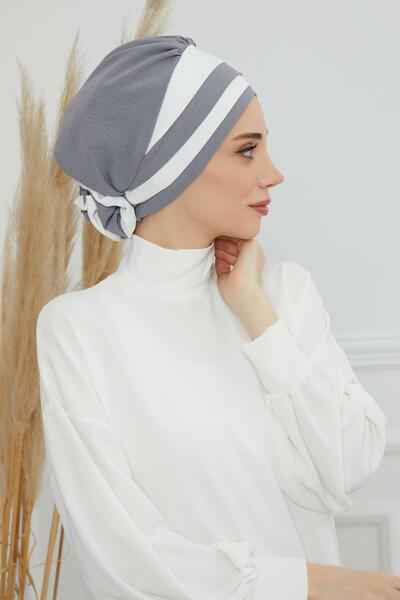 Aisha's Design Double Color Design Aerobin Bone,B-67,Grey-White