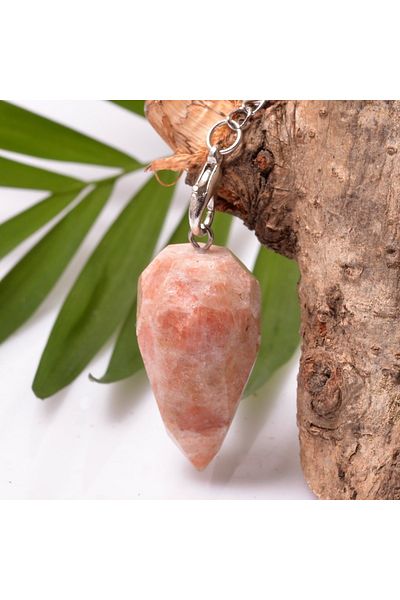 Taş Sandığı Facet Cut Sun Stone Pandula - Pendulum