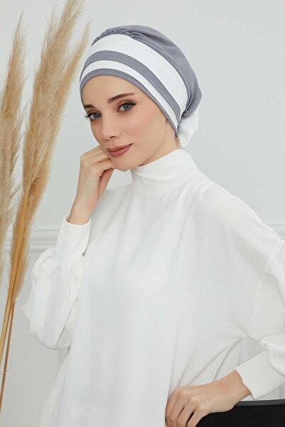 Aisha's Design Double Color Design Aerobin Bone,B-67,Grey-White