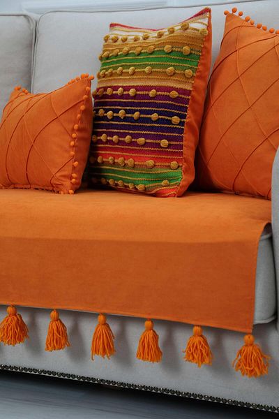 Aisha's Design 90x210 Tufted Sofa Cover - KO-19