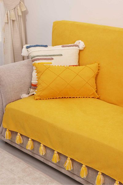 Aisha's Design 180X155 cm Tufted Sofa Cover - Back and Seating Covering, Ko-31Ik