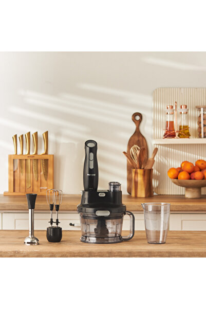 HOMEND Functionall 2808h Mutfak Robotu Siyah Gri