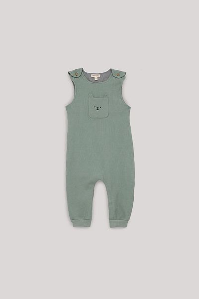 Nebbati Basic BG Store Baby Boy Green Jumpsuit