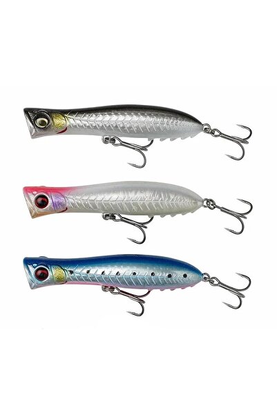 Savage Gear Gravity Popper 9cm 13.5gr Su Üstü Maket Yem Black Mullet